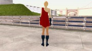 Power girl para GTA San Andreas miniatura 3