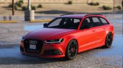 2017 Audi RS6 Avant for GTA 5 miniature 1