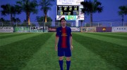 Lionel Messi Barcelona для GTA San Andreas миниатюра 5