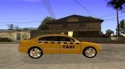 Skoda Superb TAXI cab для GTA San Andreas миниатюра 5