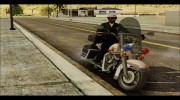 1988 Harley-Davidson FLH 1200 Police for GTA San Andreas miniature 4