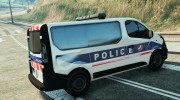 Opel Vivaro Police Nationale para GTA 5 miniatura 3