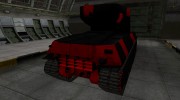 Черно-красные зоны пробития M6A2E1 для World Of Tanks миниатюра 4