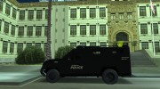 Black LSPD 2009 Lenco Bearcat for GTA San Andreas miniature 1