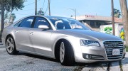 2010 Audi A8 FSI FINAL для GTA 5 миниатюра 1