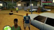 Футболка Joe Montana para GTA San Andreas miniatura 6