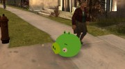 Pig from All Angry Birds Games для GTA San Andreas миниатюра 3
