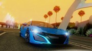 Honda NSX 2017 для GTA San Andreas миниатюра 1