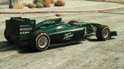 Lotus F1 для GTA 5 миниатюра 3