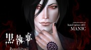 Hand Tattoo MANIC - Black Butler for Sims 4 miniature 1