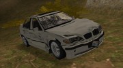 BMW 325i разбитая para GTA San Andreas miniatura 1