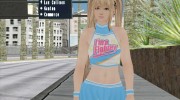 Dead Or Alive 5 Ultimate - Cheerleader Outfit для GTA San Andreas миниатюра 1