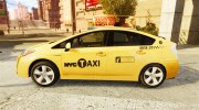 Toyota Prius NYC Taxi 2011 для GTA 4 миниатюра 2