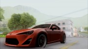 Scion FR-S para GTA San Andreas miniatura 3