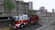 Pierce Pumpers. San Francisco Fire Departament E для GTA San Andreas миниатюра 1