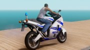 Croatian Police Bike для GTA San Andreas миниатюра 8