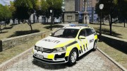 Volkswagen Passat - Norwegian Police Edition 2012 for GTA 4 miniature 1