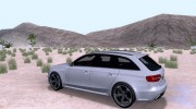 Audi RS4 Avant B8 2013 V2.0 для GTA San Andreas миниатюра 2
