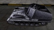 Темный скин для Wespe для World Of Tanks миниатюра 2