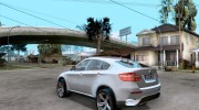 BMW X6 для GTA San Andreas миниатюра 3