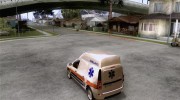 Dacia Logan Ambulanta для GTA San Andreas миниатюра 3