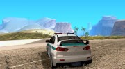 Mitsubishi Lancer Evolution X Казахстанская Полиция v2.0 para GTA San Andreas miniatura 3