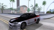 Nissan Skyline GTR R34 для GTA San Andreas миниатюра 11