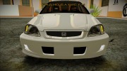 Honda Civic Si 1999 для GTA San Andreas миниатюра 4