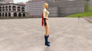 Power girl para GTA San Andreas miniatura 4