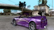 Mitsubishi Spyder 2Fast2Furious Cabriolet для GTA San Andreas миниатюра 3
