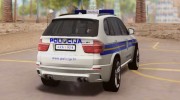 BMW X5 - Croatian Police Car for GTA San Andreas miniature 8