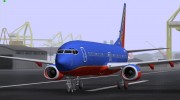 Boeing 737-800 Southwest Airlines para GTA San Andreas miniatura 1