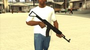 Чёрный AK47 для GTA San Andreas миниатюра 1