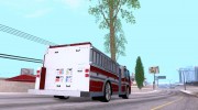 NFSMW FireTruck для GTA San Andreas миниатюра 3