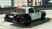 Crown Victoria Police with Default Lightbars for GTA 5 miniature 3
