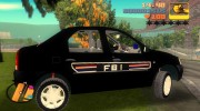 Dacia Logan FBI для GTA 3 миниатюра 4