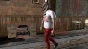 Skin HD GTA V Online парень в маске волка para GTA San Andreas miniatura 3