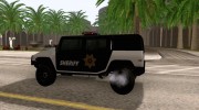 Mammoth Patriot San Andreas Sheriff SUV para GTA San Andreas miniatura 2