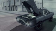 Dodge Charger Black Phantom para GTA San Andreas miniatura 2