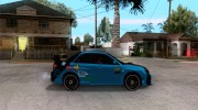 Subaru Impreza WRX STI Futou Battle для GTA San Andreas миниатюра 5