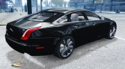 Jaguar XJ-L 2013 для GTA 4 миниатюра 5