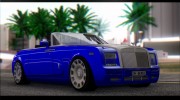 Rolls Royce Phantom Drophead Coupe 2013 для GTA San Andreas миниатюра 1