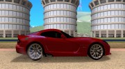 SRT Viper GTS V 2012 для GTA San Andreas миниатюра 5