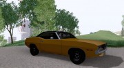 Plymouth Cuda Ragtop 70 v1.01 для GTA San Andreas миниатюра 6