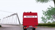 ГАЗ 33023 Пожарная для GTA San Andreas миниатюра 3