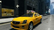Cadillac CTS-V Taxi для GTA 4 миниатюра 1