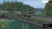 Мост Sosnovka Ersatzbruecke v1.1 para Farming Simulator 2015 miniatura 6