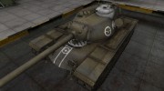 Зоны пробития контурные для T110E5 для World Of Tanks миниатюра 1