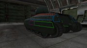 Контурные зоны пробития AMX 40 for World Of Tanks miniature 3