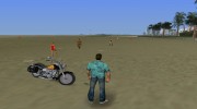 Harley Davidson FLSTF para GTA Vice City miniatura 4